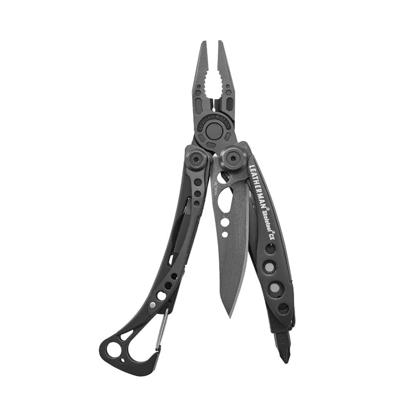 Skeletool CX Light Lightweight Multitool with Clip 154cm Stainless Steel Blade Onyx