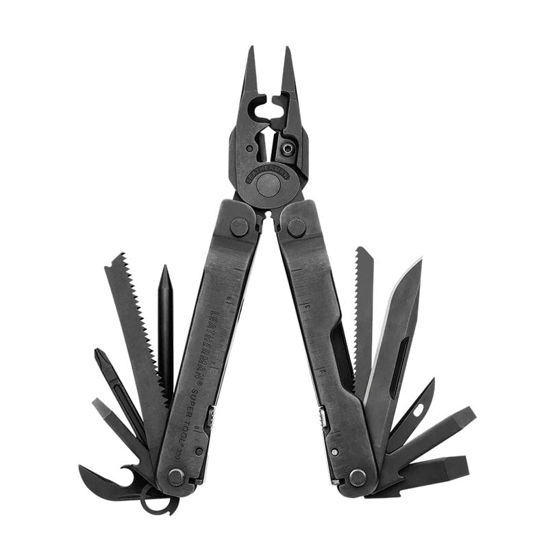 LEATHERMAN SUPERTOOL 300 EOD - BLACK WITH MOLLE BROWN SHEATH