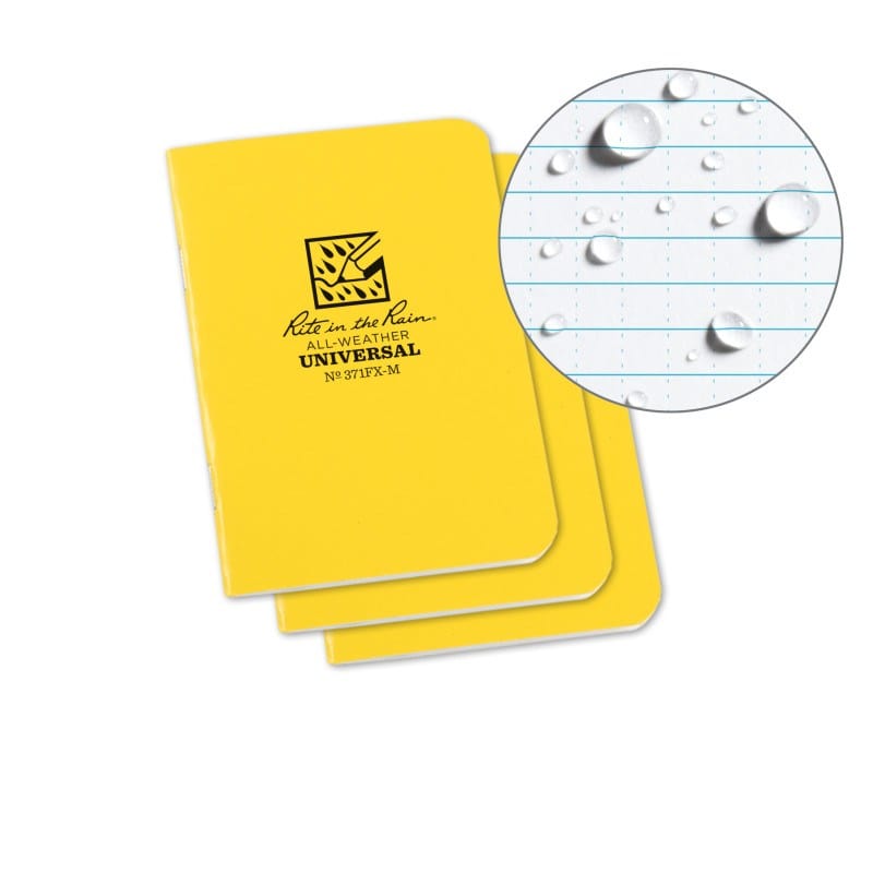 RITR Stapled 3.25 x 4.625 Field Flex Notebook - 3 Pack