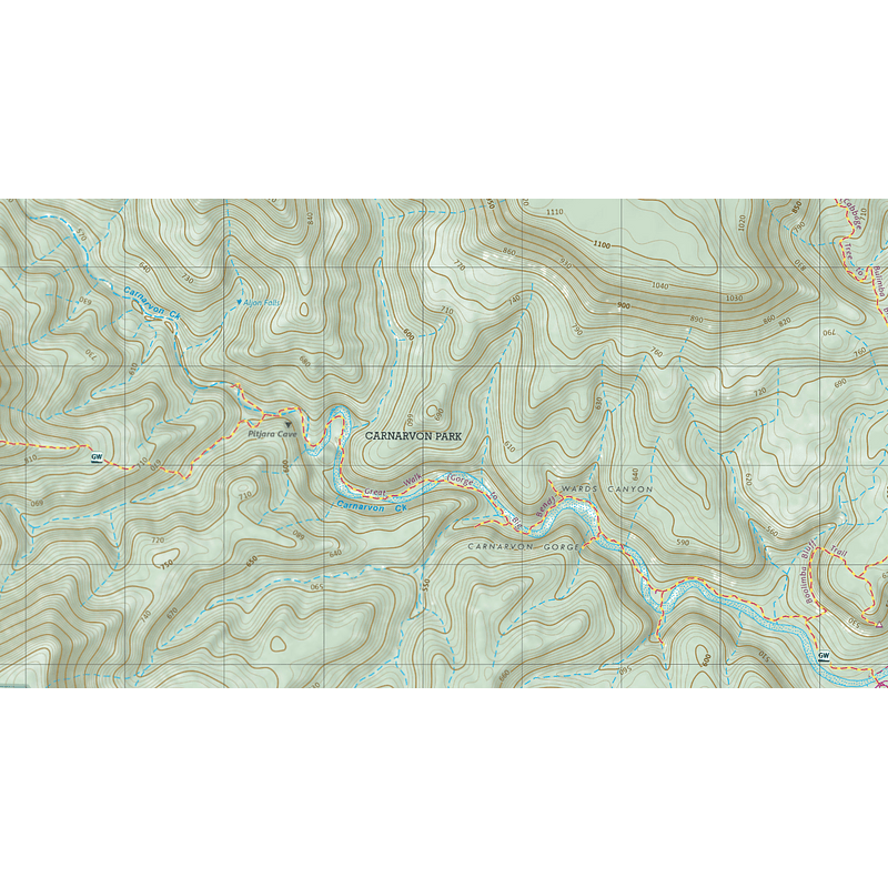 World Wide Maps Carnarvon Gorge Great Walk Map