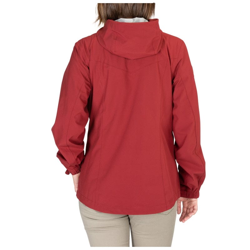 5.11 Women's Aurora Shell Jacket - Sangria - Back