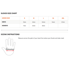 5.11 Tactical Glove Sizing Chart