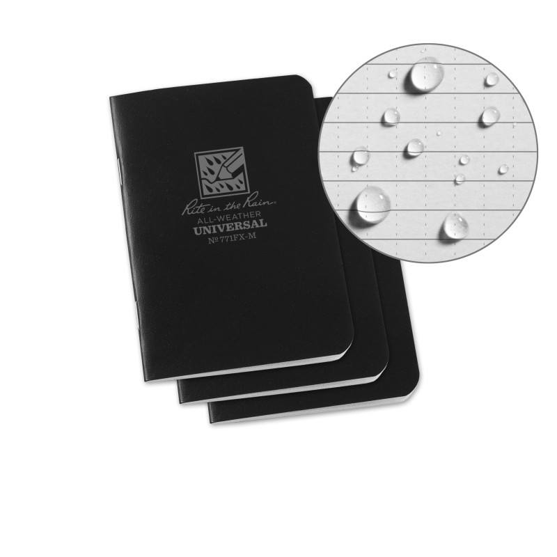 RITR Stapled 3.25 x 4.625 Field Flex Notebook - 3 Pack