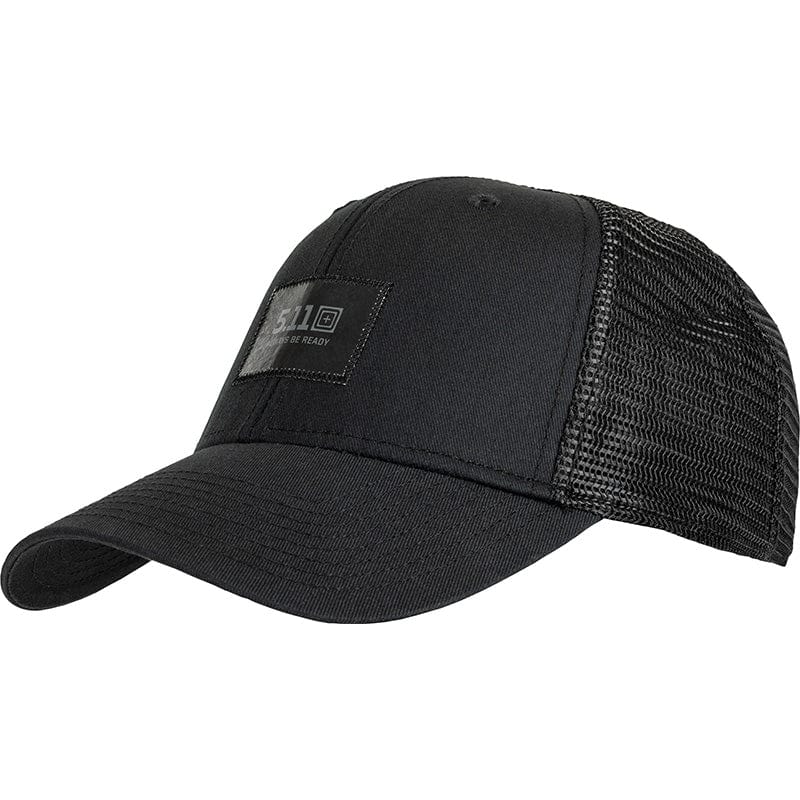 5.11 Legacy Box Trucker Cap - Black - Front