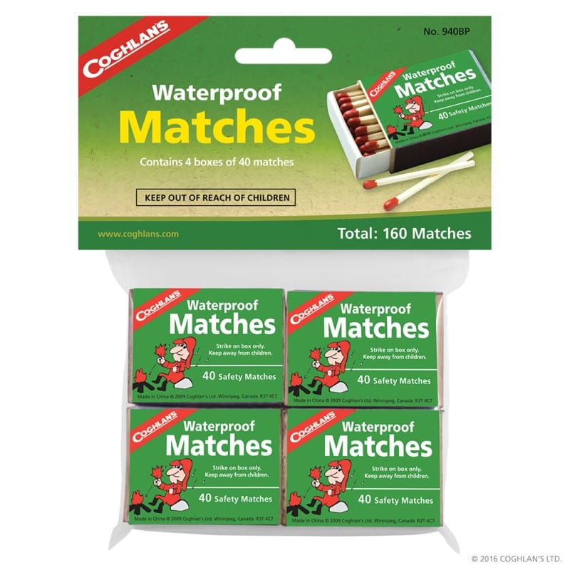 Coghlan's Waterproof Matches 4 Pack