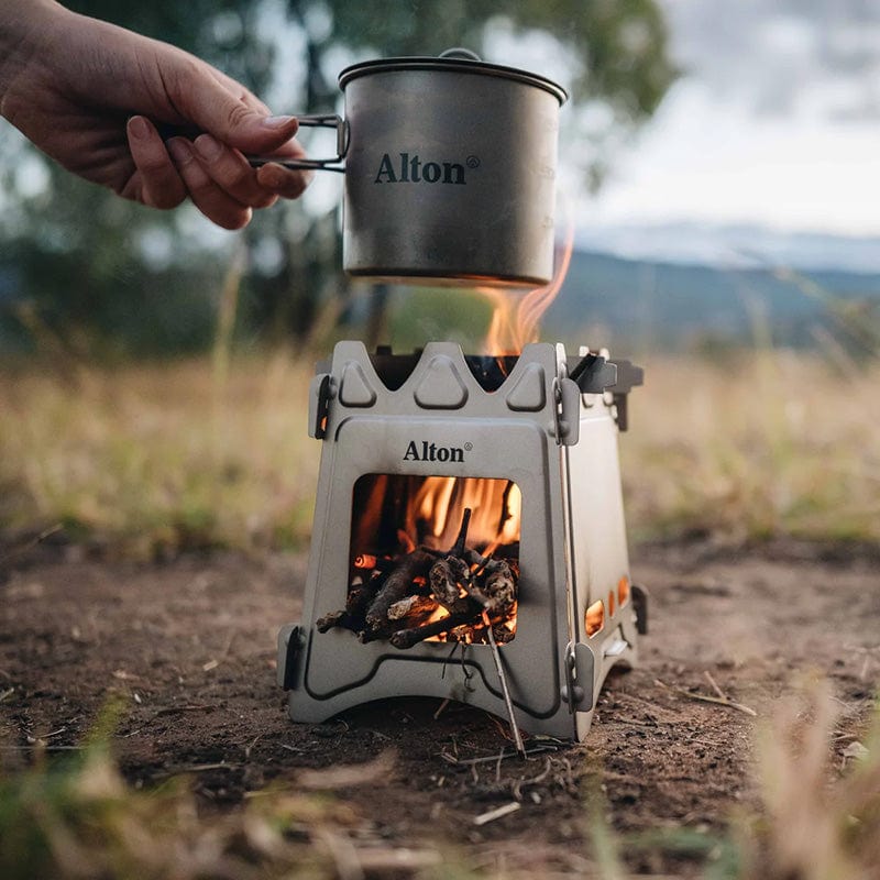 Alton Titanium Flatpack Twig Stove