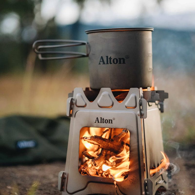 Alton Titanium Flatpack Twig Stove