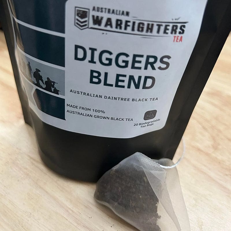 Australian Warfighter Coffee Diggers Bush Blend Pyramid Tea Bags