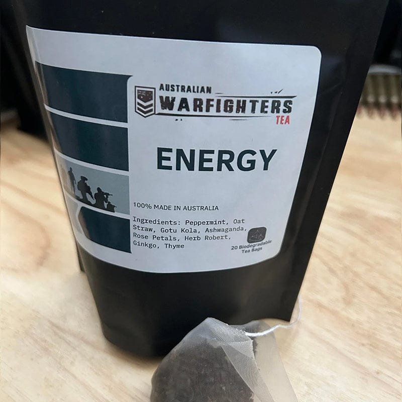 Australian Warfighter Coffee Diggers Energy Blend Pyramid Tea Bags