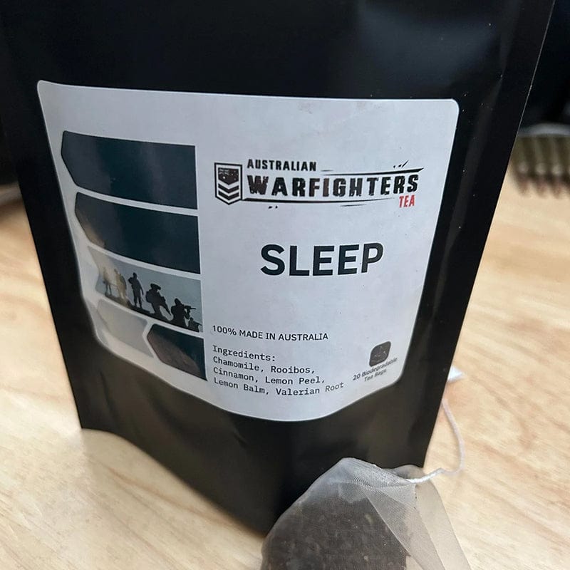 Australian Warfighter Coffee Diggers Sleep Blend Pyramid Tea Bags