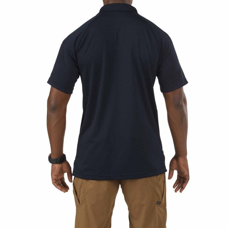 5.11 Performance Short Sleeve Polo - Dark Navy - Back View