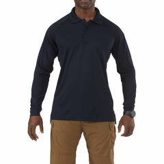 5.11 Performance Long Sleeve Polo - Dark Navy - Front