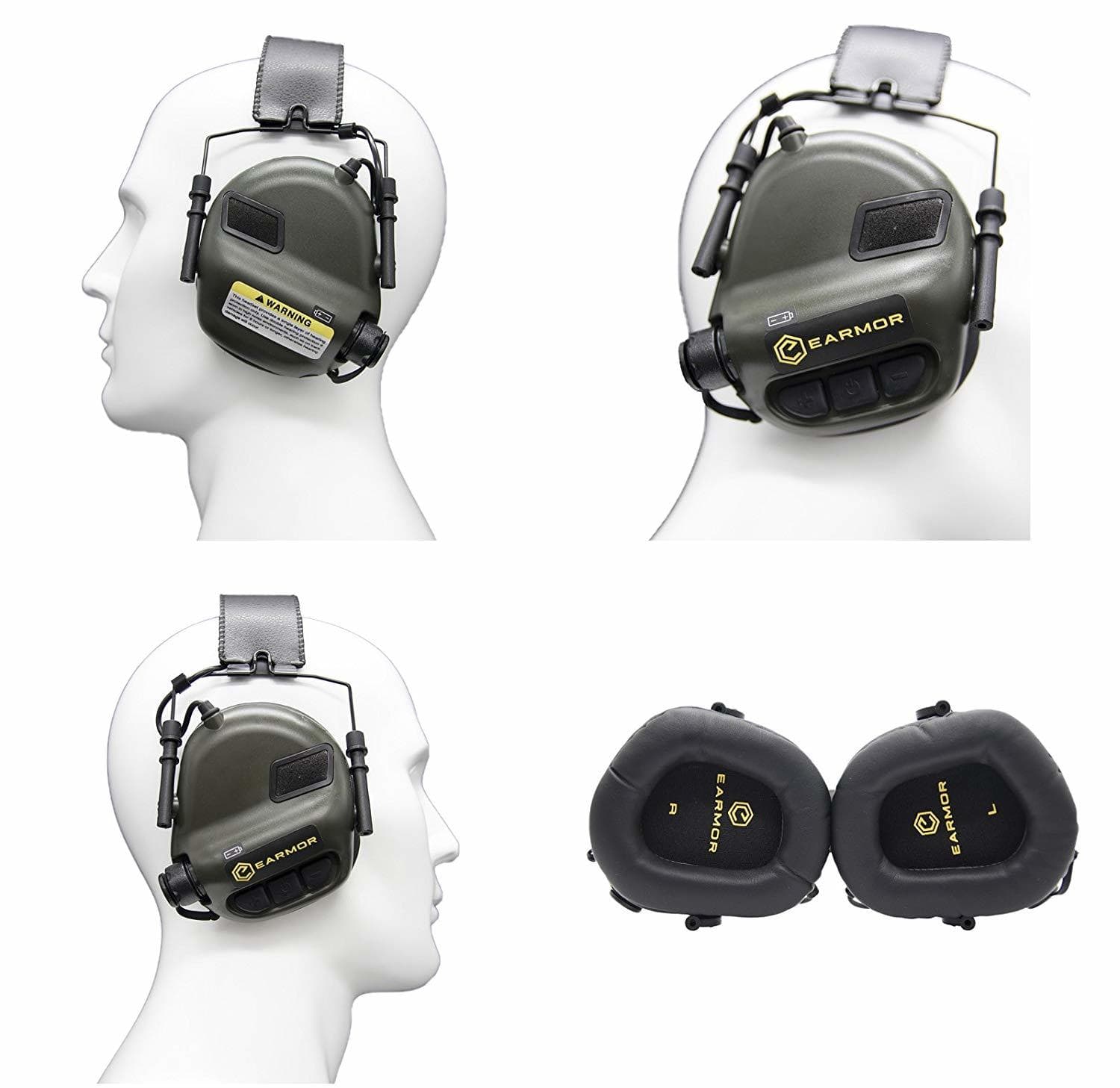 Earmor Premium Electronic Shooting Earmuffs M31