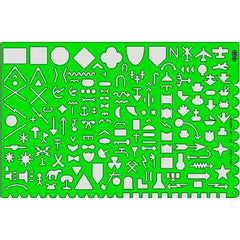 Military Template Tech Warfighting Symbology Stencil 3