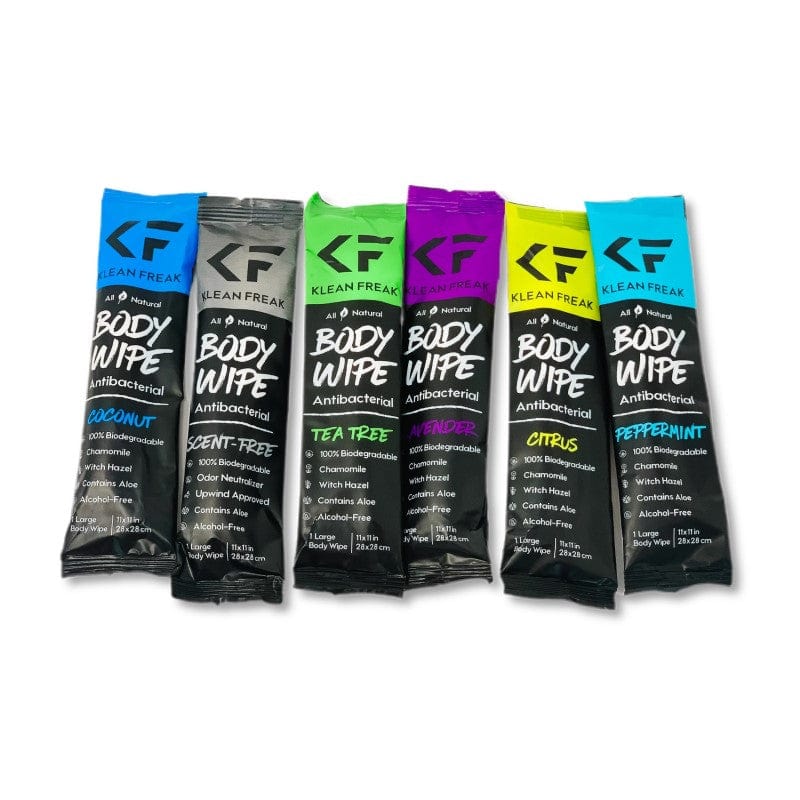 Klean Freak Body Wipes Trial 6 Pack (Assorted)