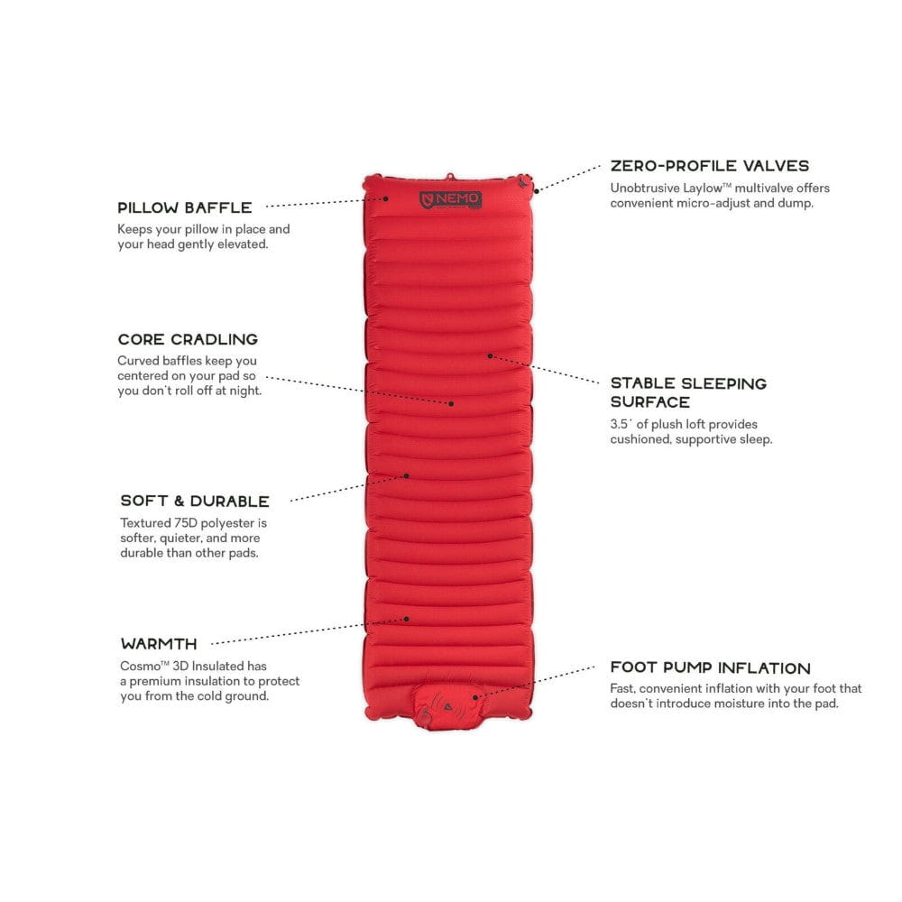 Nemo Cosmo 3D Insulated Sleeping Pad