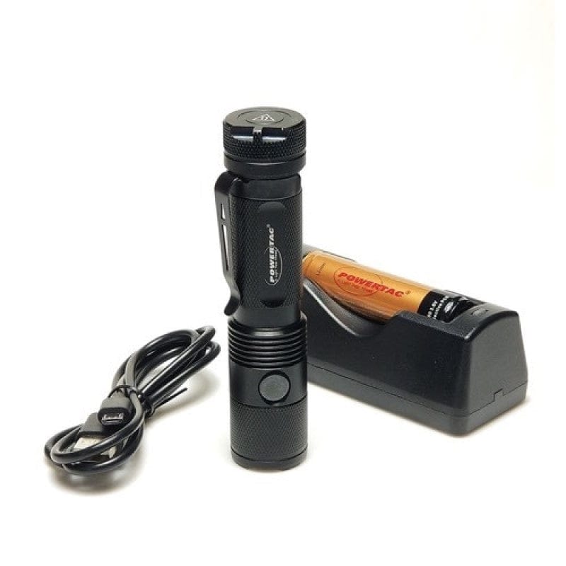 Powertac E20 - 1180 Lumens Rechargeable EDC LED Flashlight