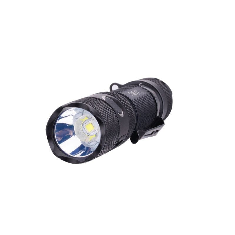 Powertac E9R-UV - 1300 Lumen USB Rechargeable LED Flashlight with UV