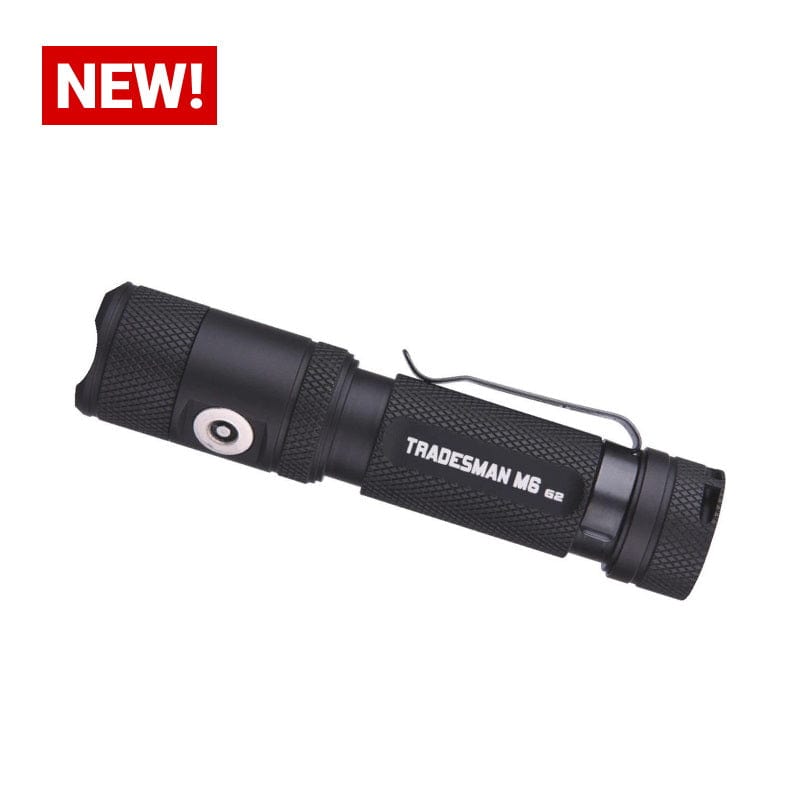 Powertac Tradesman M6-G2 2030 Lumen Magnetic USB Rechargeable Flashlight