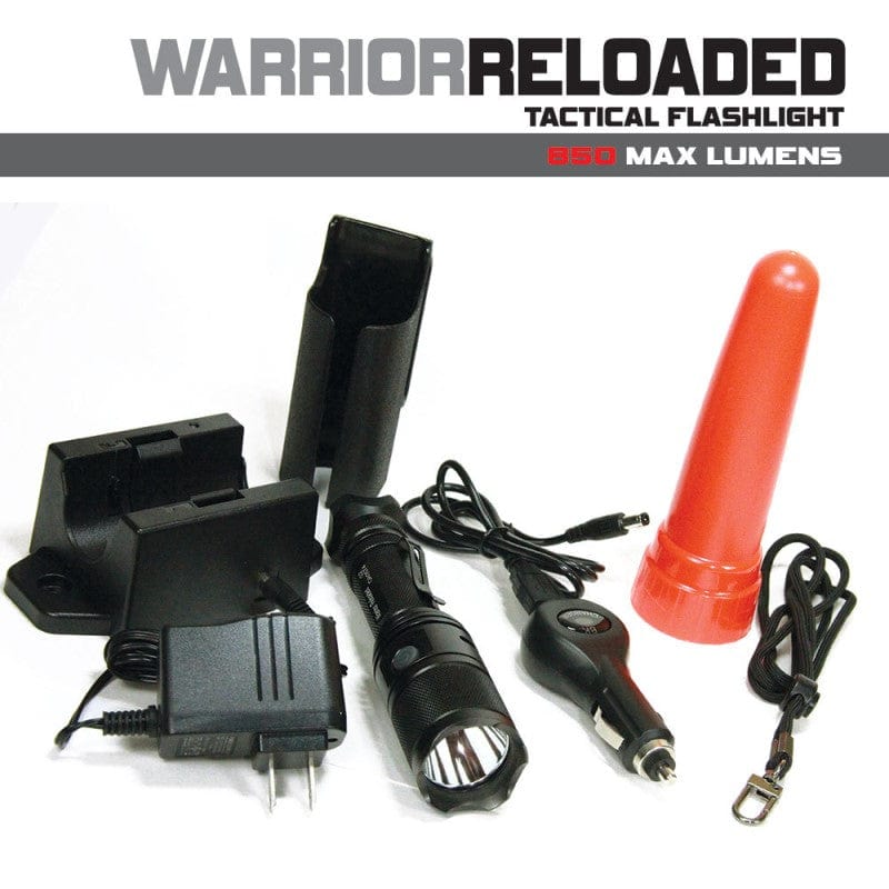 Powertac Warrior Reloaded - 850 Lumens LED Flashlight - Law Enforcement Edition