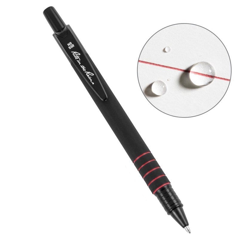 RITR 93 All-Weather Durable Clicker Pen - Red 1