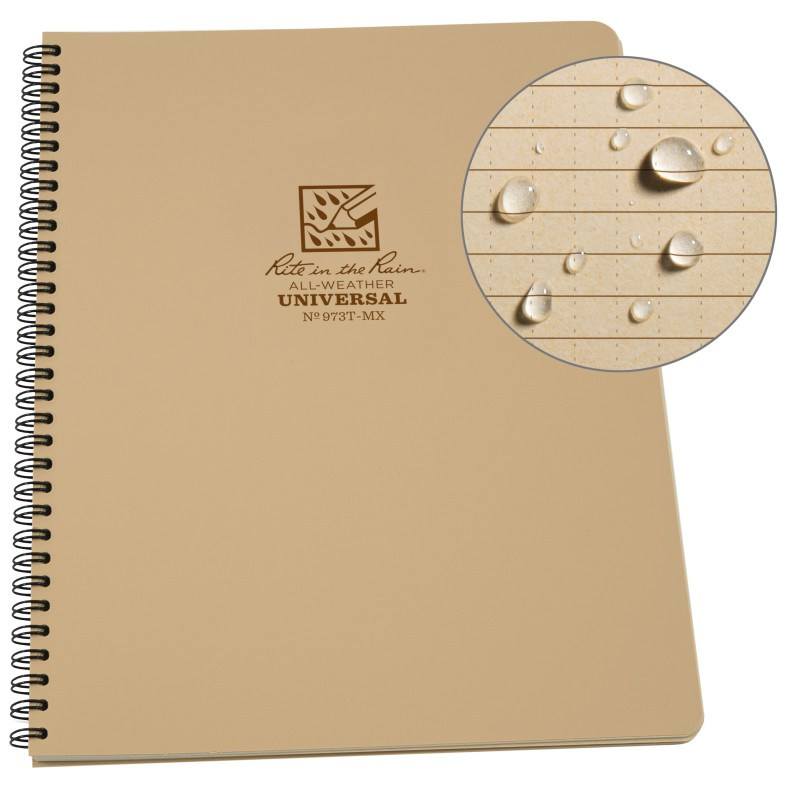 RITR Side Spiral 8.2x11 Notebook