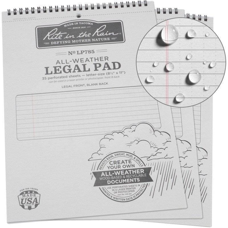 RITR Top Spiral Legal Pad