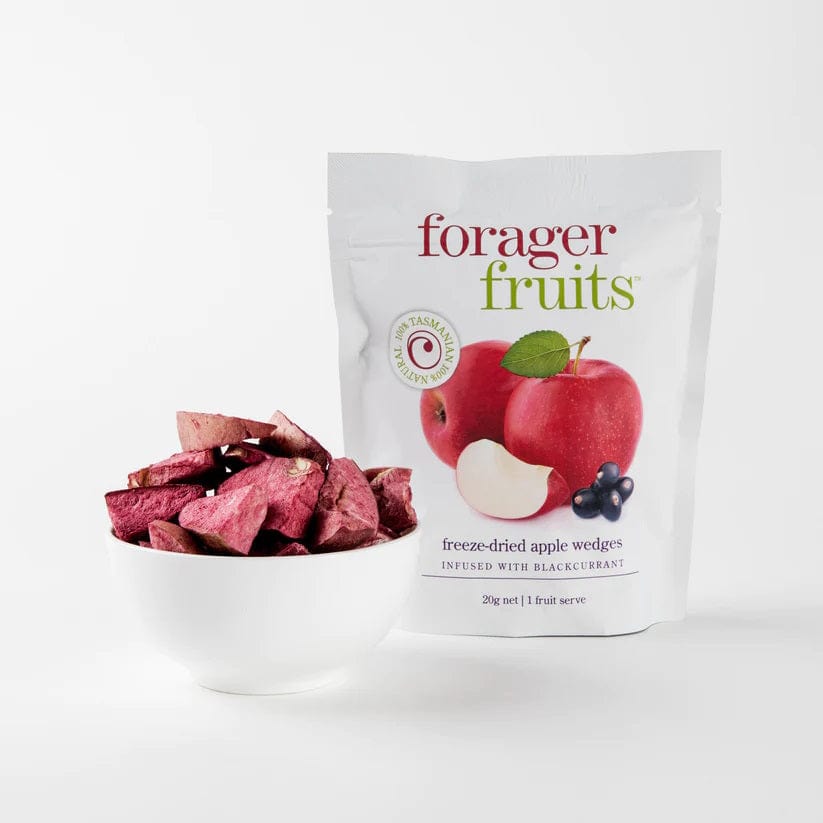 Forager Foods Freeze Dried Apple Wedges w/ Black Currant