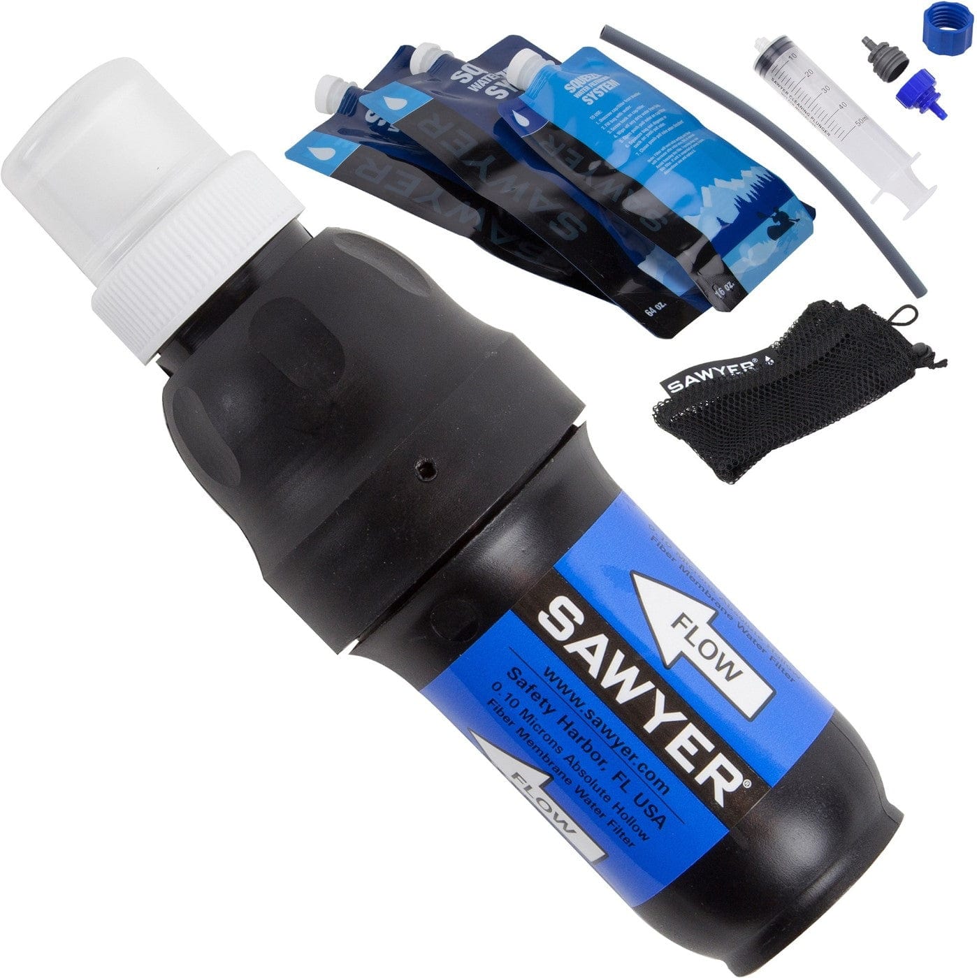 Sawyer Squeeze Water Filter Kit with Two 1L Pouches