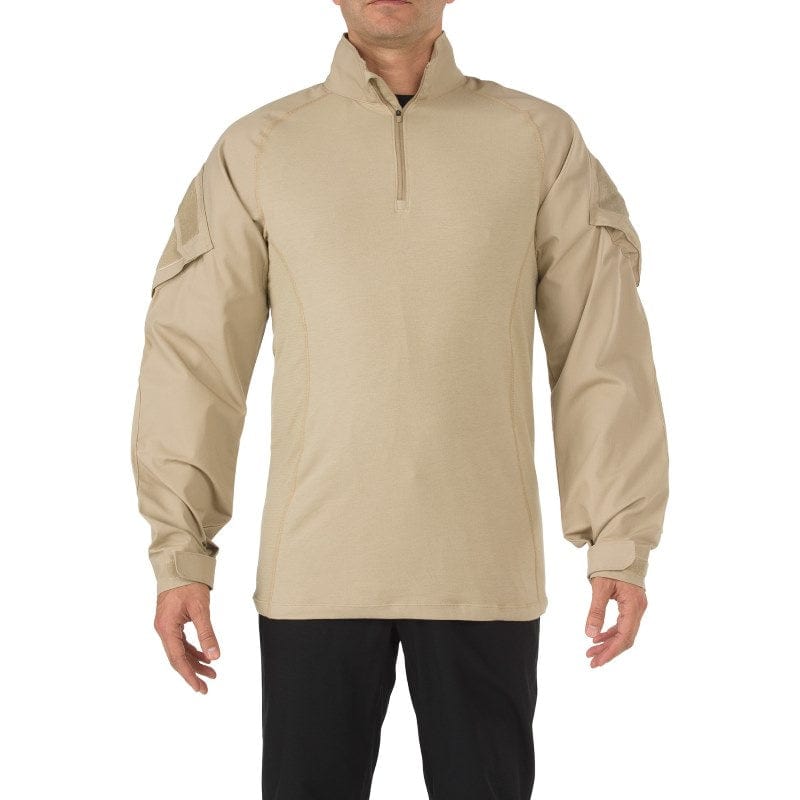 5.11 Rapid Assault Shirt - TDU Khaki - Front View