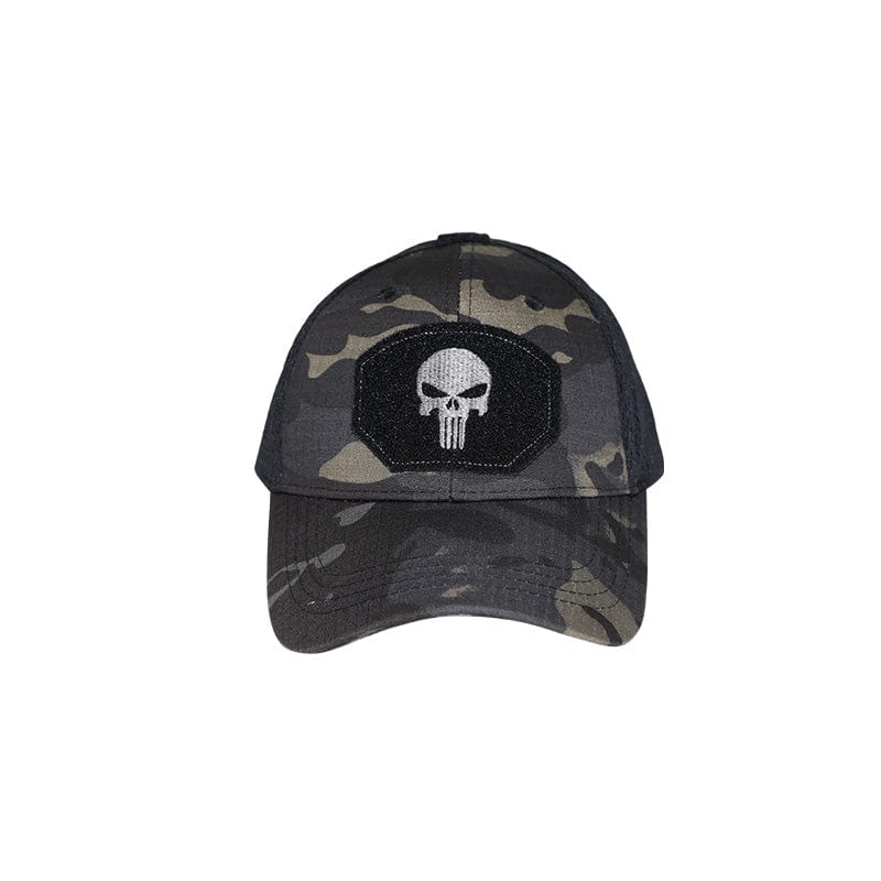 Valhalla Mesh Tactical Cap Punisher Skull Black