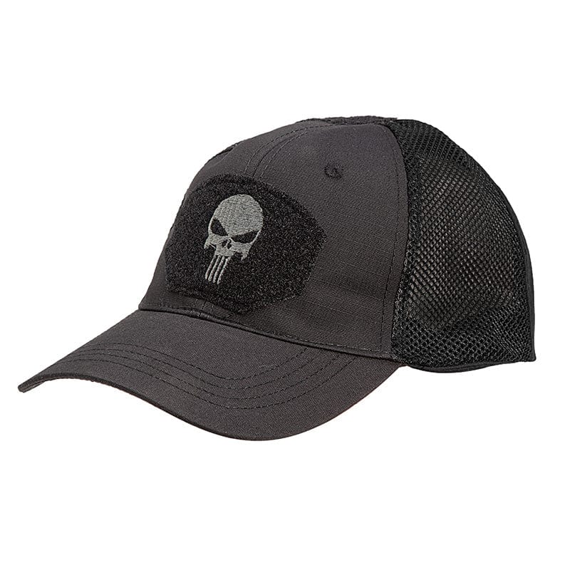 Valhalla Mesh Tactical Cap Punisher Skull Black