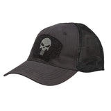 Valhalla Mesh Tactical Cap Punisher Skull Black