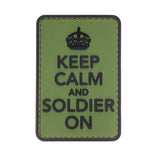 Valhalla Keep Calm and Solider On PVC Patch