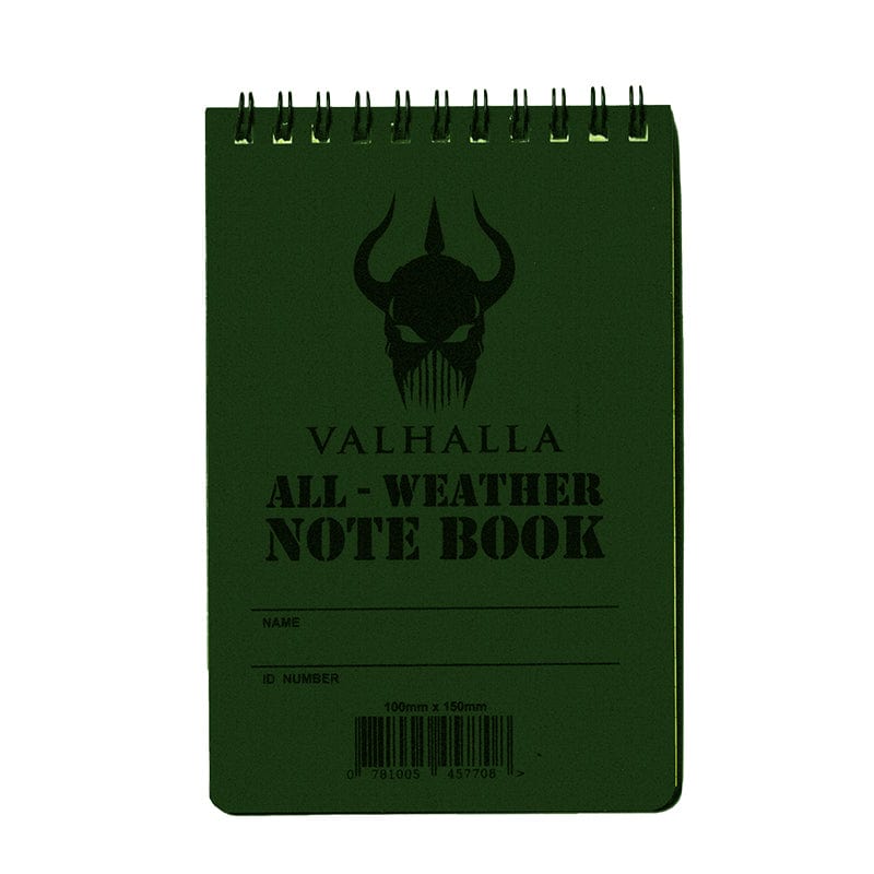 Valhalla All Weather Waterproof Notebook Large