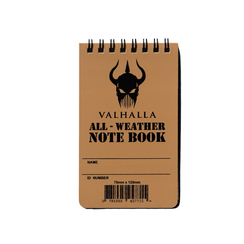 Valhalla All Weather Waterproof Notebook Small