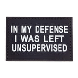 Valhalla In My Defence I was Left Unsupervised PVC Patch