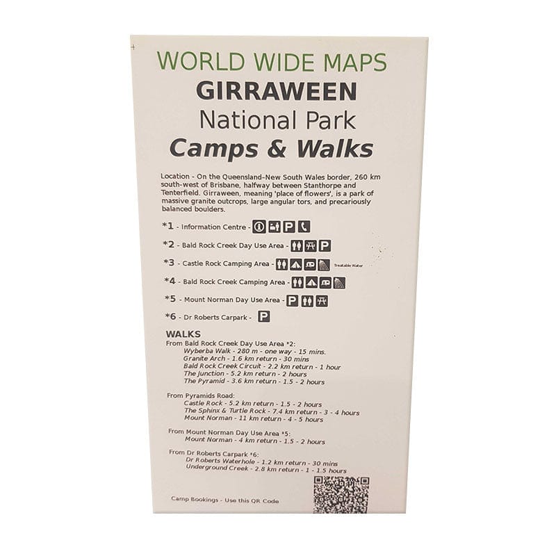 World Wide Maps Girraween Camps & Walks Map