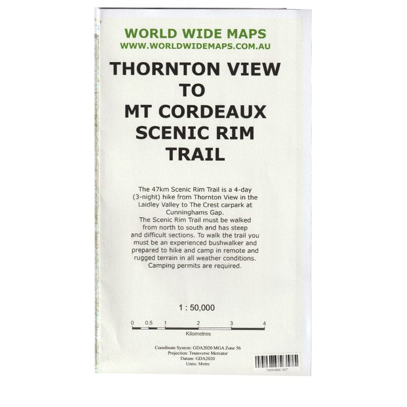 World Wide Maps Thornton View To Mount Cordeaux