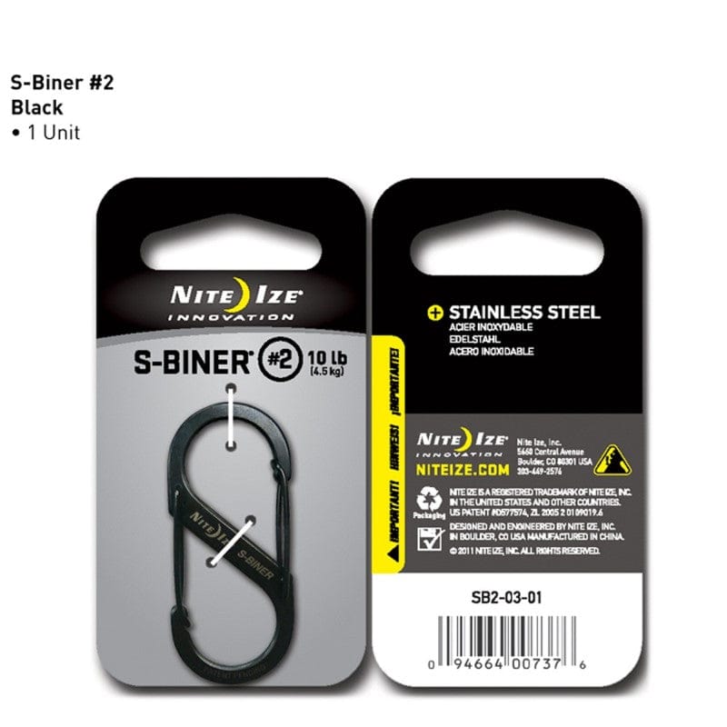 Nite Ize S-Biner Stainless Steel #2 - 1