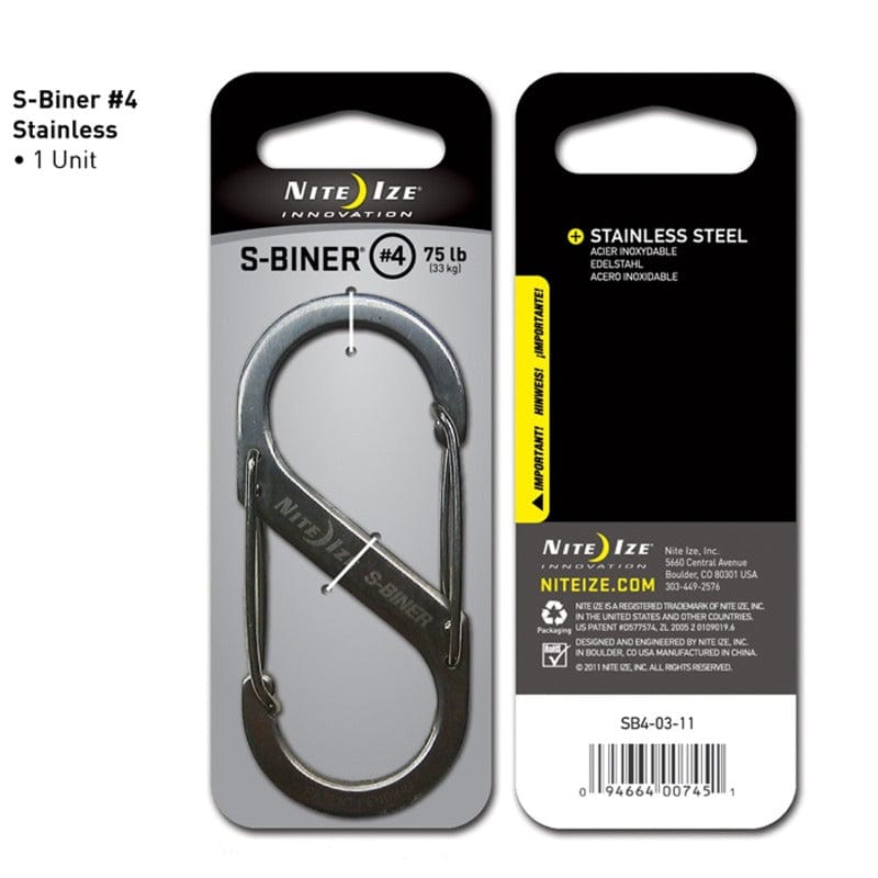 Nite Ize S-Biner Stainless Steel #4