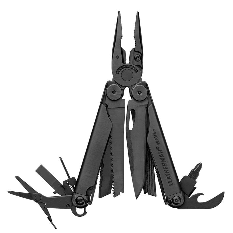 Leatherman Wave Plus Black Multitool With Molle Sheath