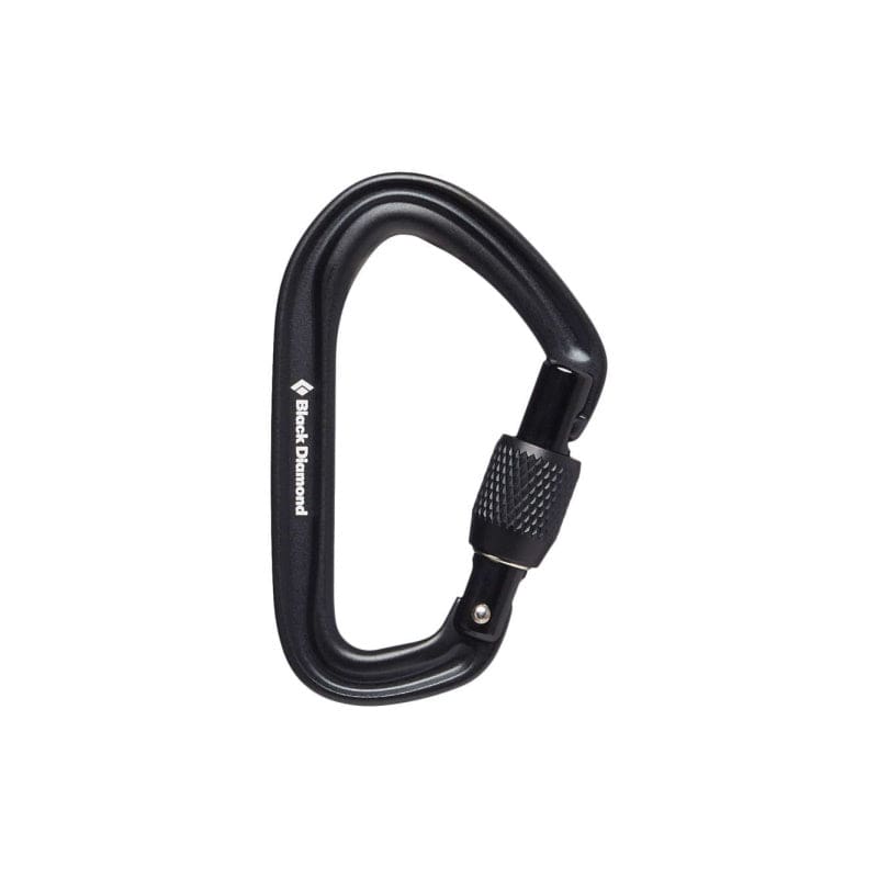 Black Diamond Hotforge Screwgate Carabiner - Black