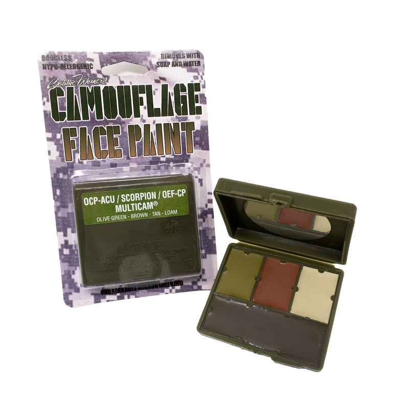 Bobbie Weiner's Scorpion Camo 4 Colour Face Paint