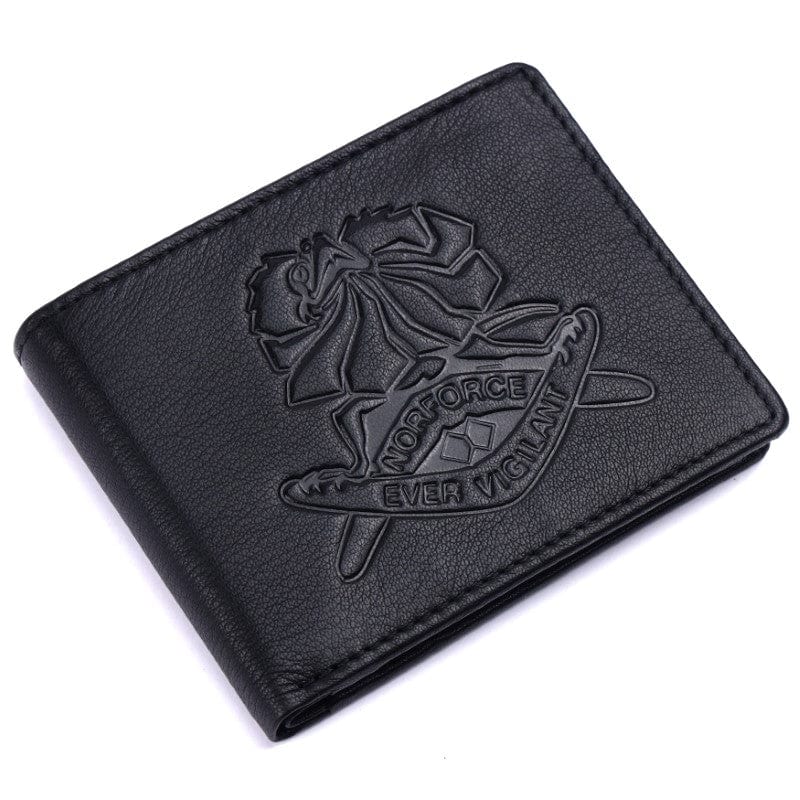 Leather Embossed Wallet - Norforce Crest