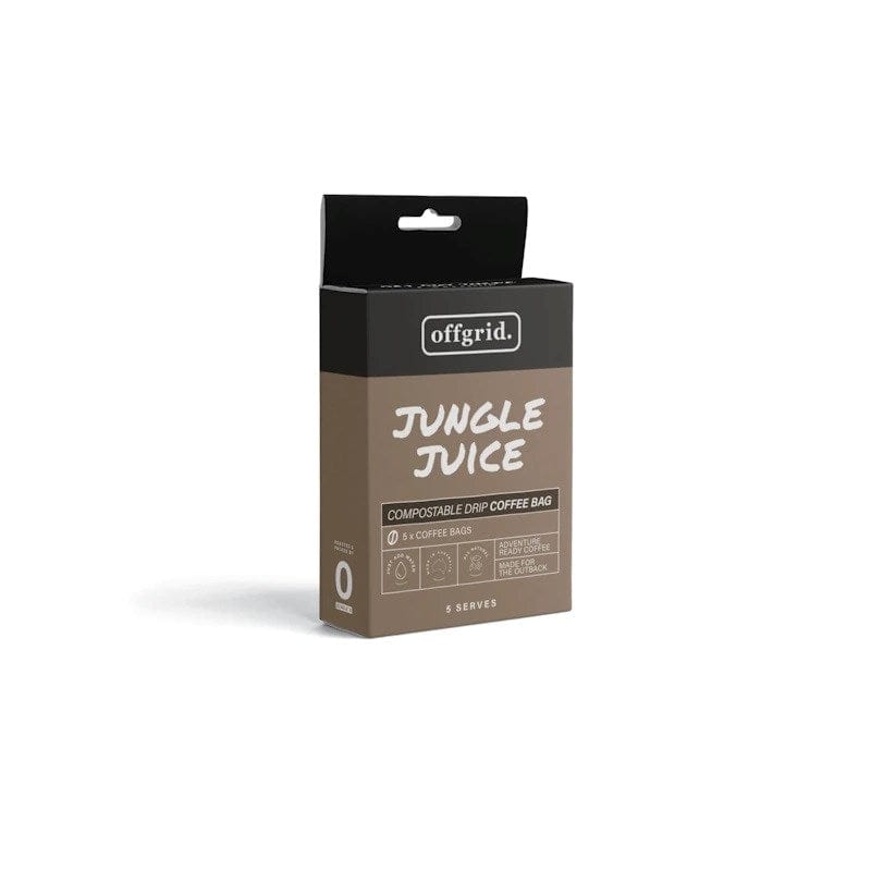 Offgrid Jungle Juice - Compostable Drip Coffee Bag (5 Serves)