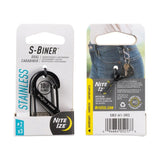 NITE IZE S-BINER DUAL CARABINER STAINLESS STEEL #2 - 3 PACK