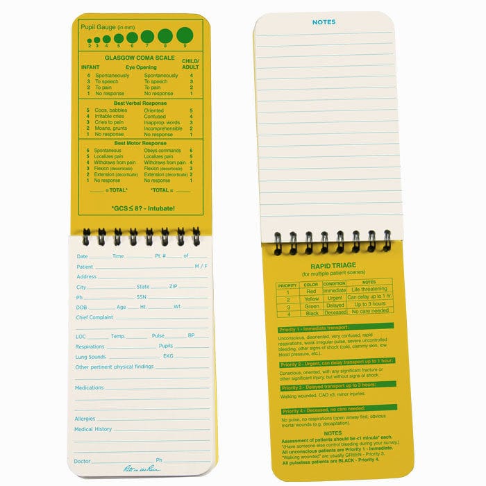 RITR 112 EMS Vital Stats Notebook