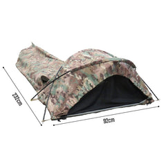 TAS Multicam Bivi Bag with 2 Poles - Dimensions