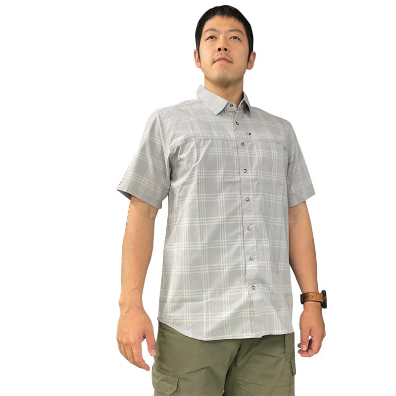 5.11 Wyatt S/S Plaid Shirt - Titan Grey Plaid